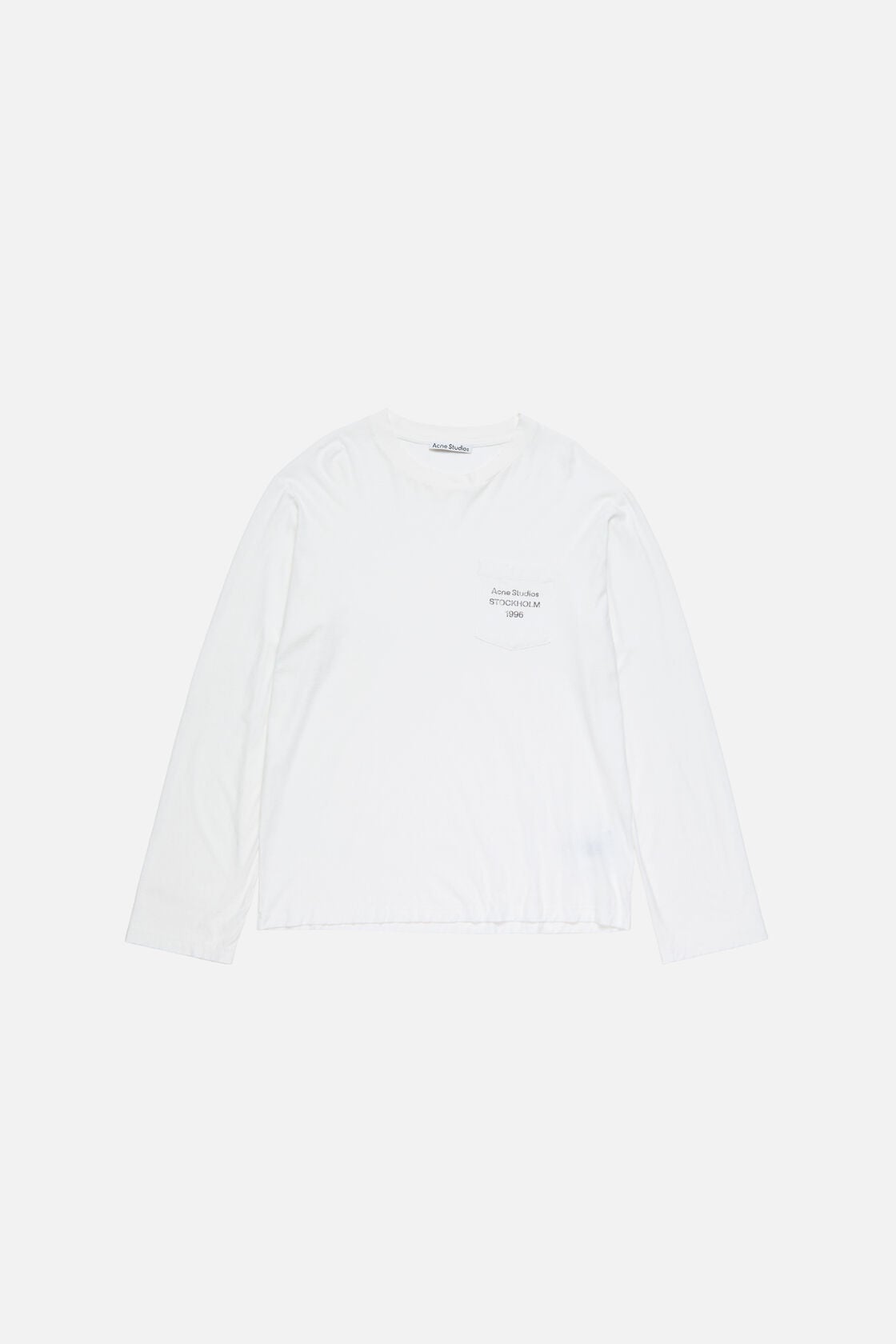 Acne Studios Sprayed 1996 logo t-shirt - Optic White