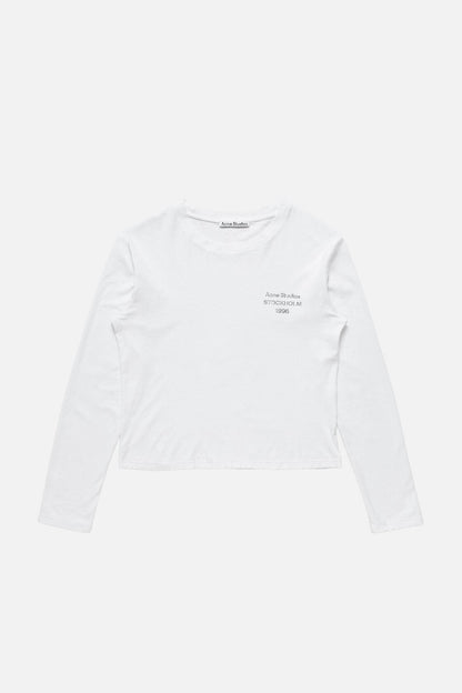 Acne Studios Distressed logo t-shirt - Off white