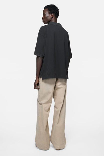 Acne Studios Washed logo polo - Black