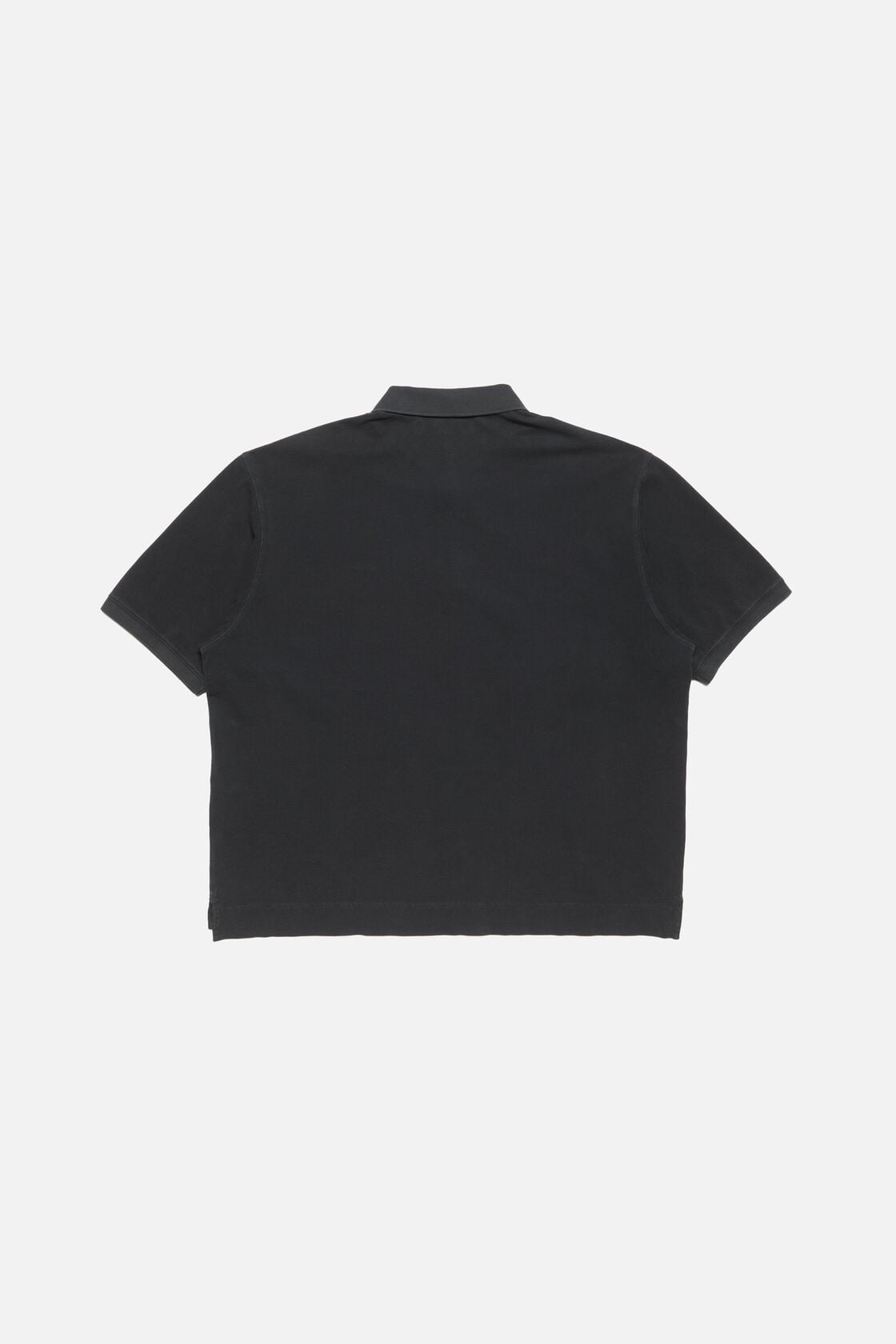 Acne Studios Washed logo polo - Black