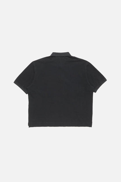 Acne Studios Washed logo polo - Black