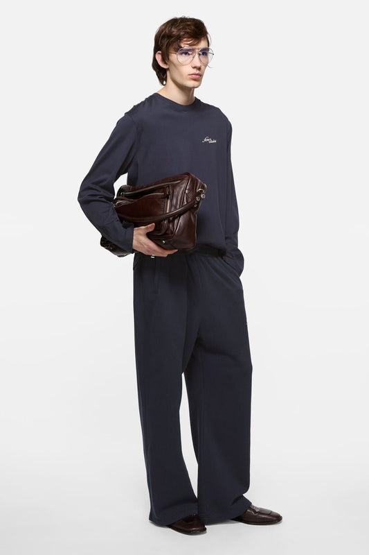 Acne Studios Jersey t-shirt with logo - Dark navy