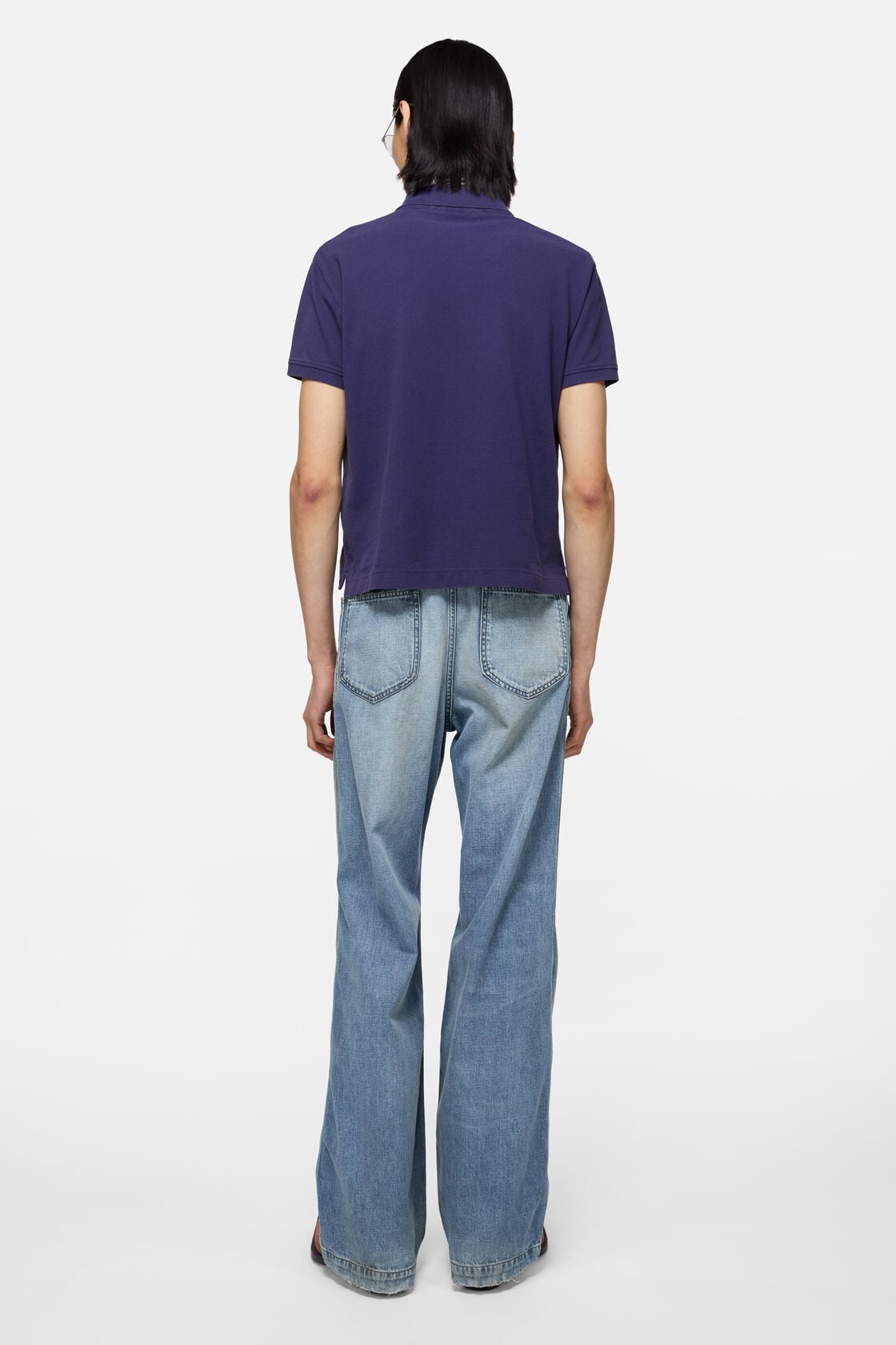Acne Studios Polo t-shirt with logo - Navy