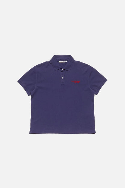 Acne Studios Polo t-shirt with logo - Navy