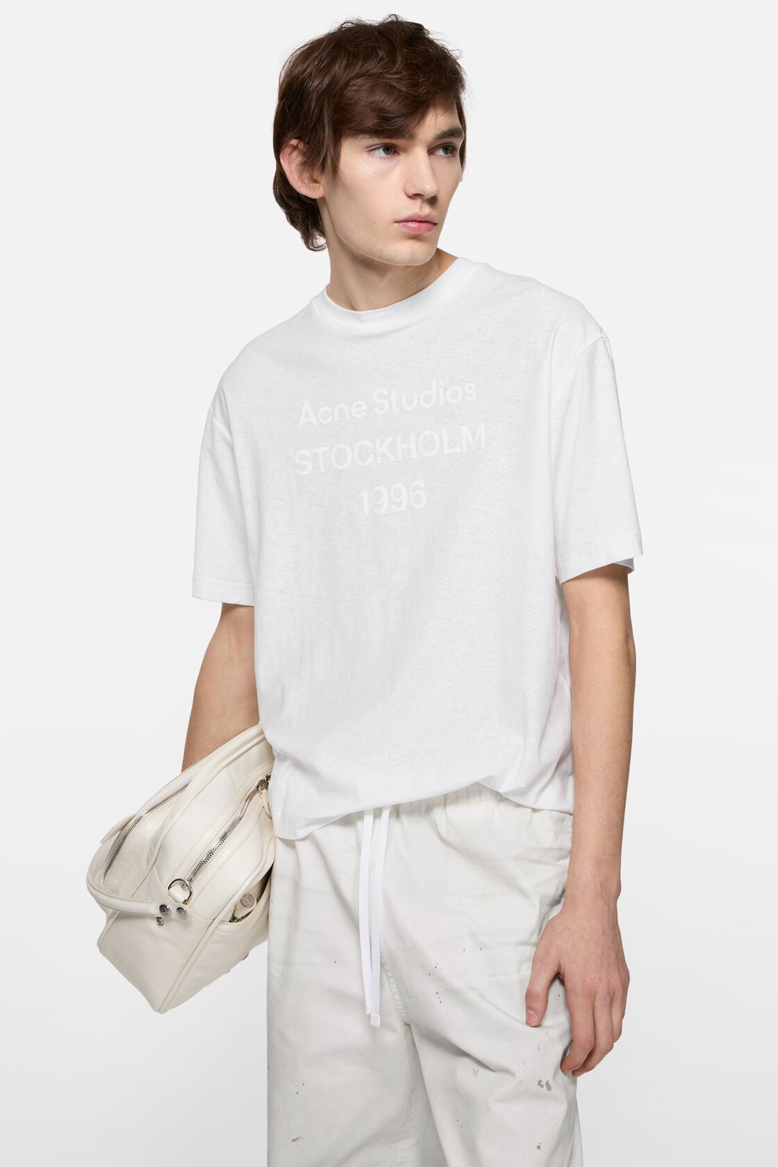 Acne Studios White 1996 logo t-shirt - White