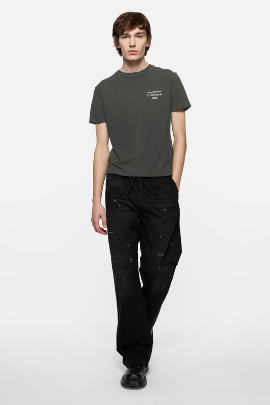 Acne Studios Sprayed logo t-shirt - Faded black