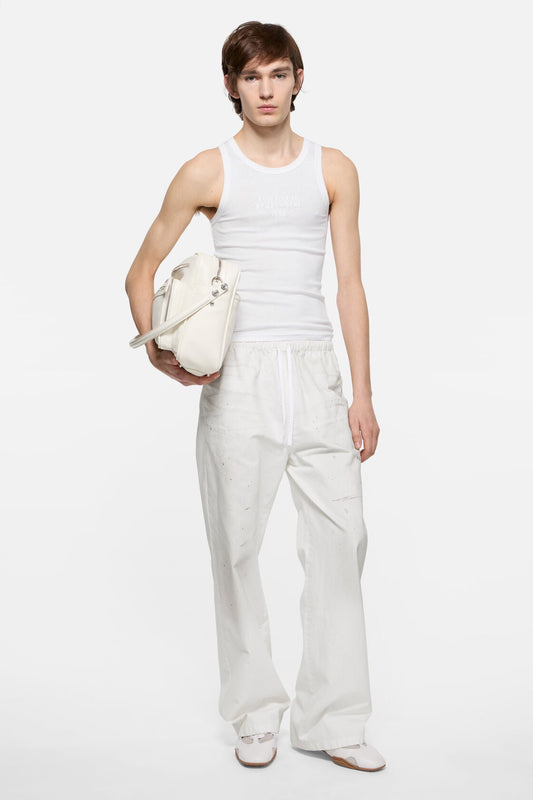Acne Studios Tank top with logo - White
