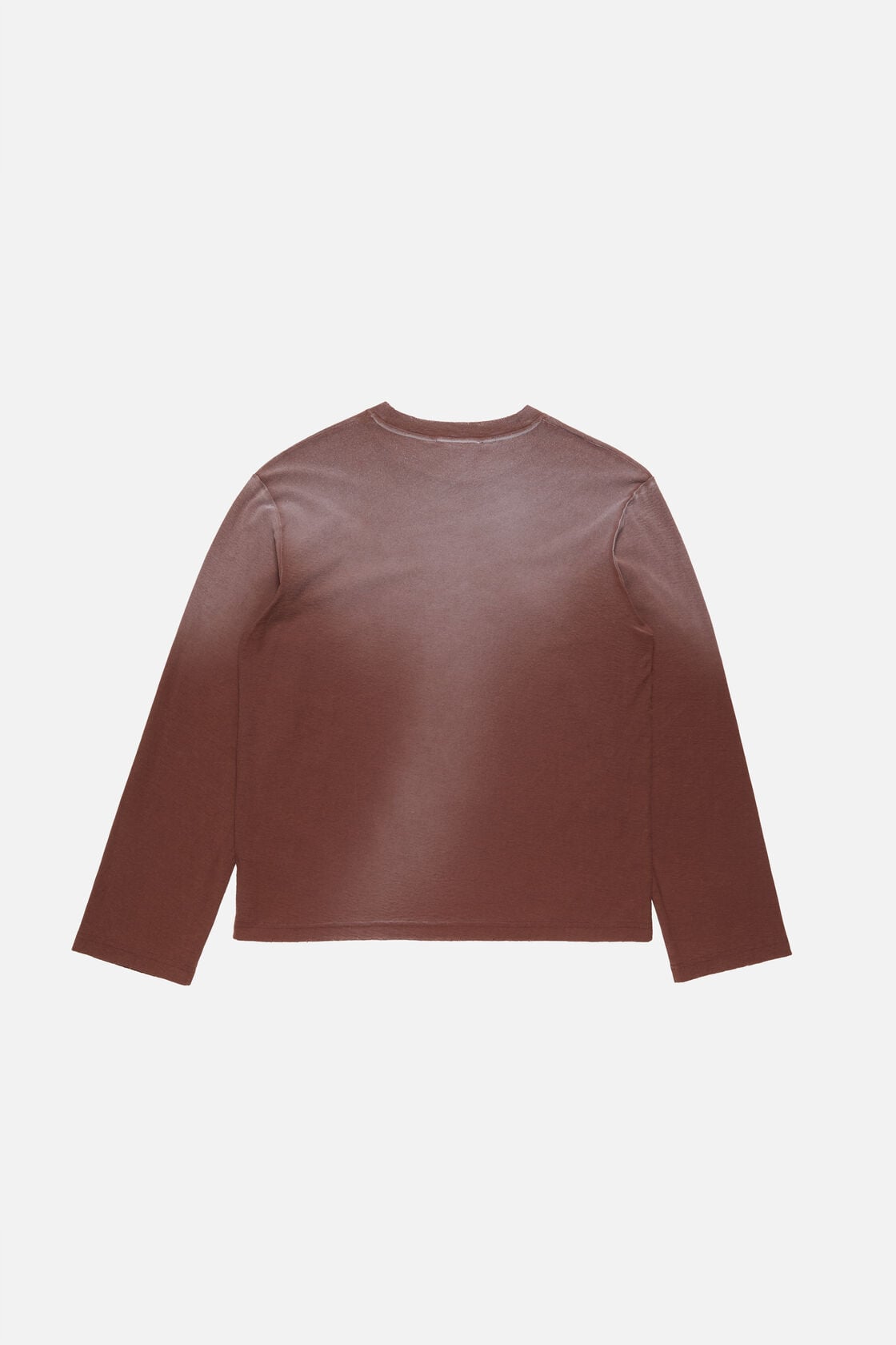 Acne Studios Sprayed 1996 logo t-shirt - Chocolate brown
