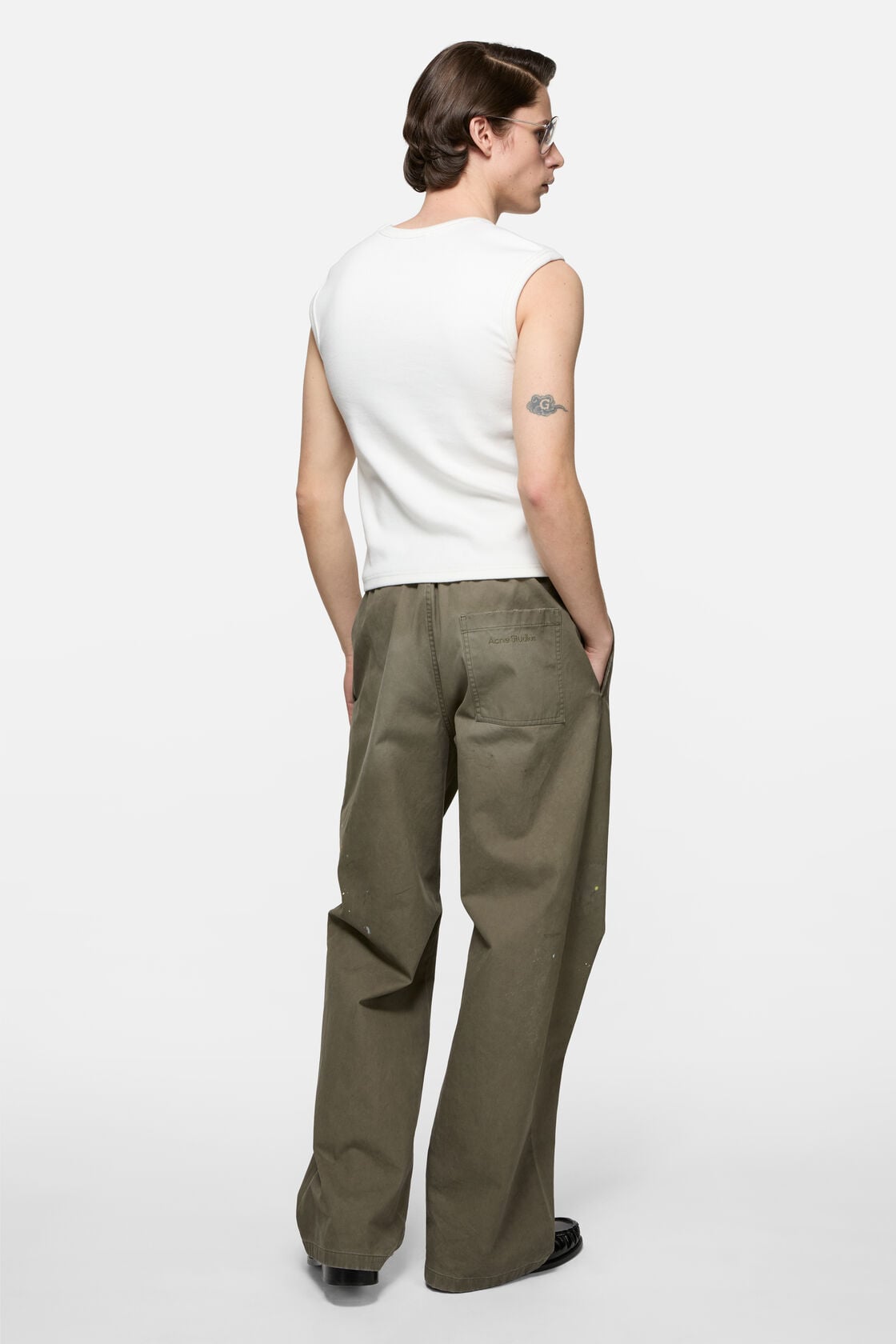 Acne Studios Logo muscle t-shirt - White