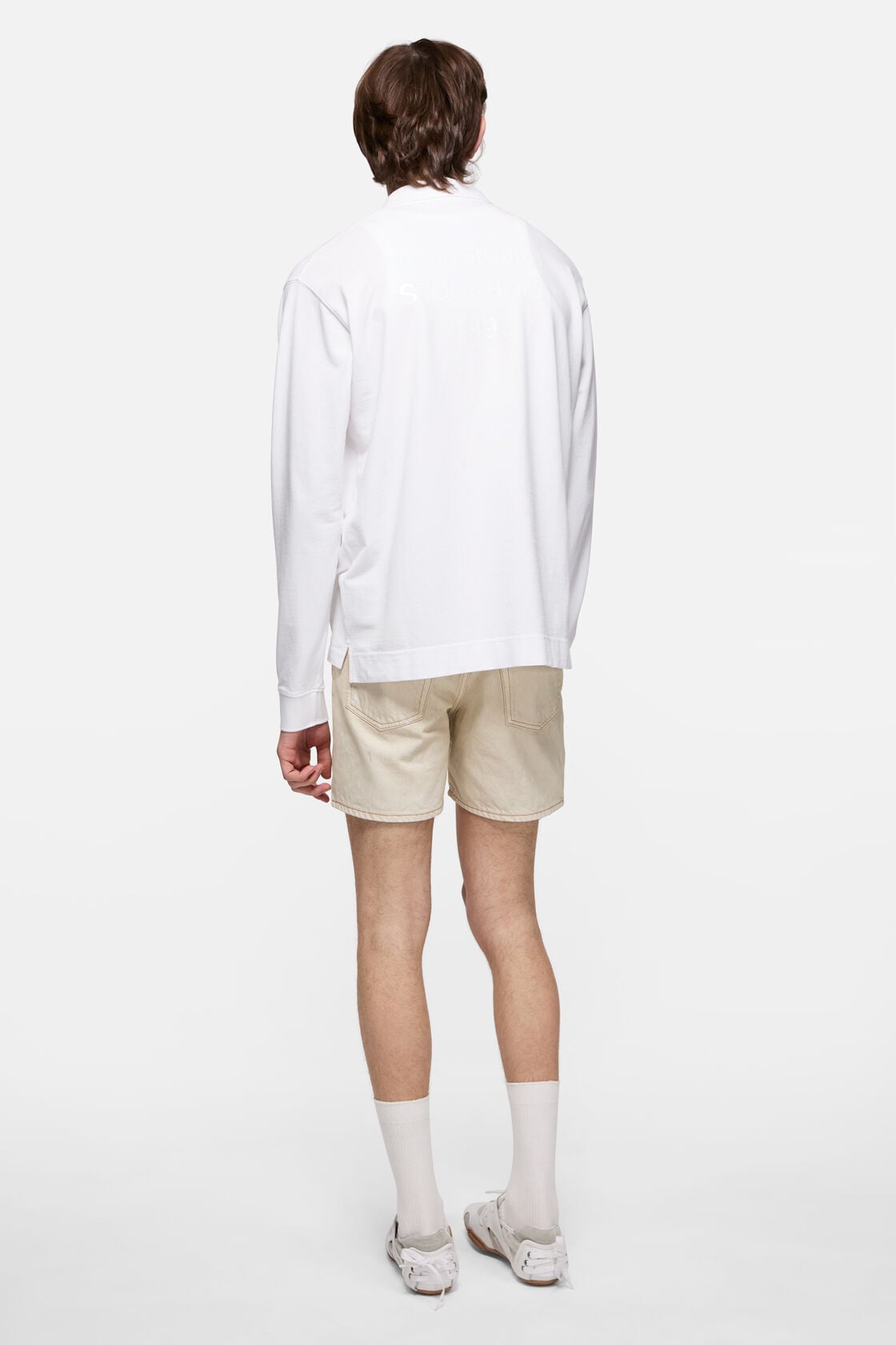 Acne Studios Polo shirt with white 1996 logo - White
