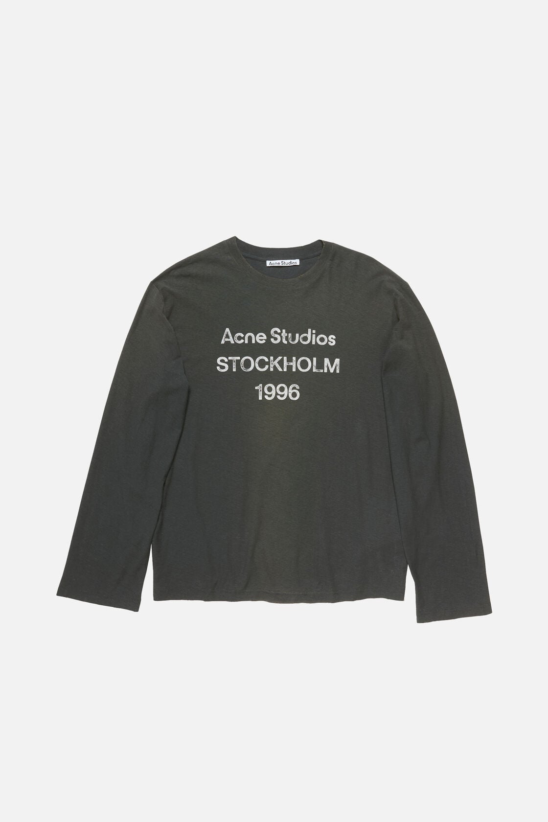 Acne Studios Sprayed 1996 logo t-shirt - Faded black