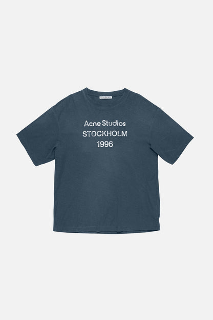 Acne Studios Sprayed logo t-shirt - Deep blue