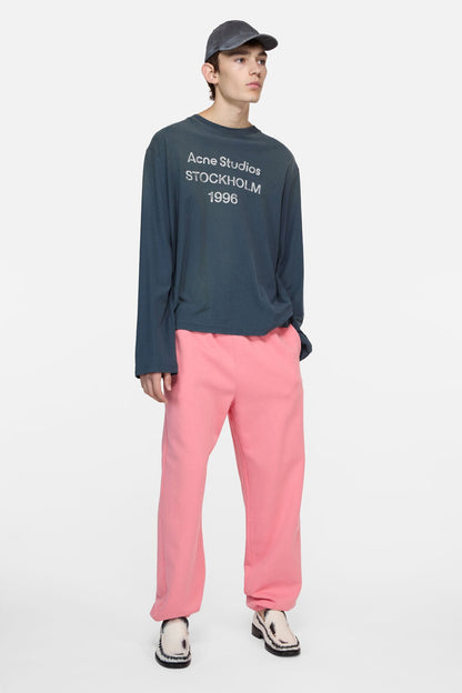 Acne Studios Sprayed 1996 logo t-shirt - Deep blue