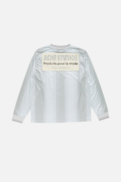 Acne Studios Logo sports jersey top - Grey