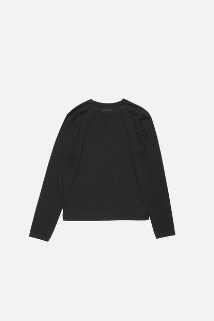 Acne Studios Face logo t-shirt - Black