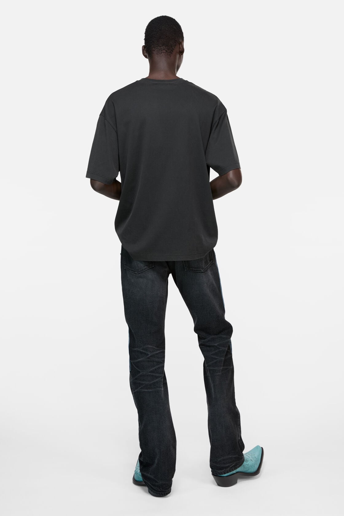 Acne Studios Logo t-shirt - relaxed fit - Faded black