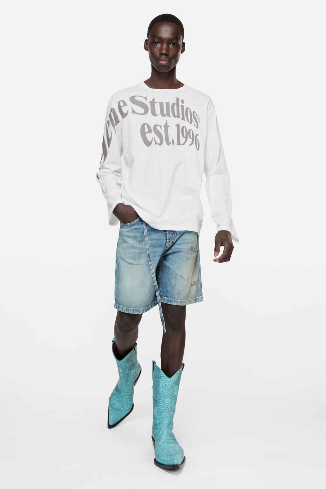 Acne Studios Relaxed graphic t-shirt - Off white