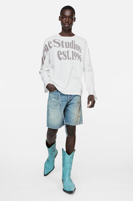 Acne Studios Relaxed graphic t-shirt - Off white