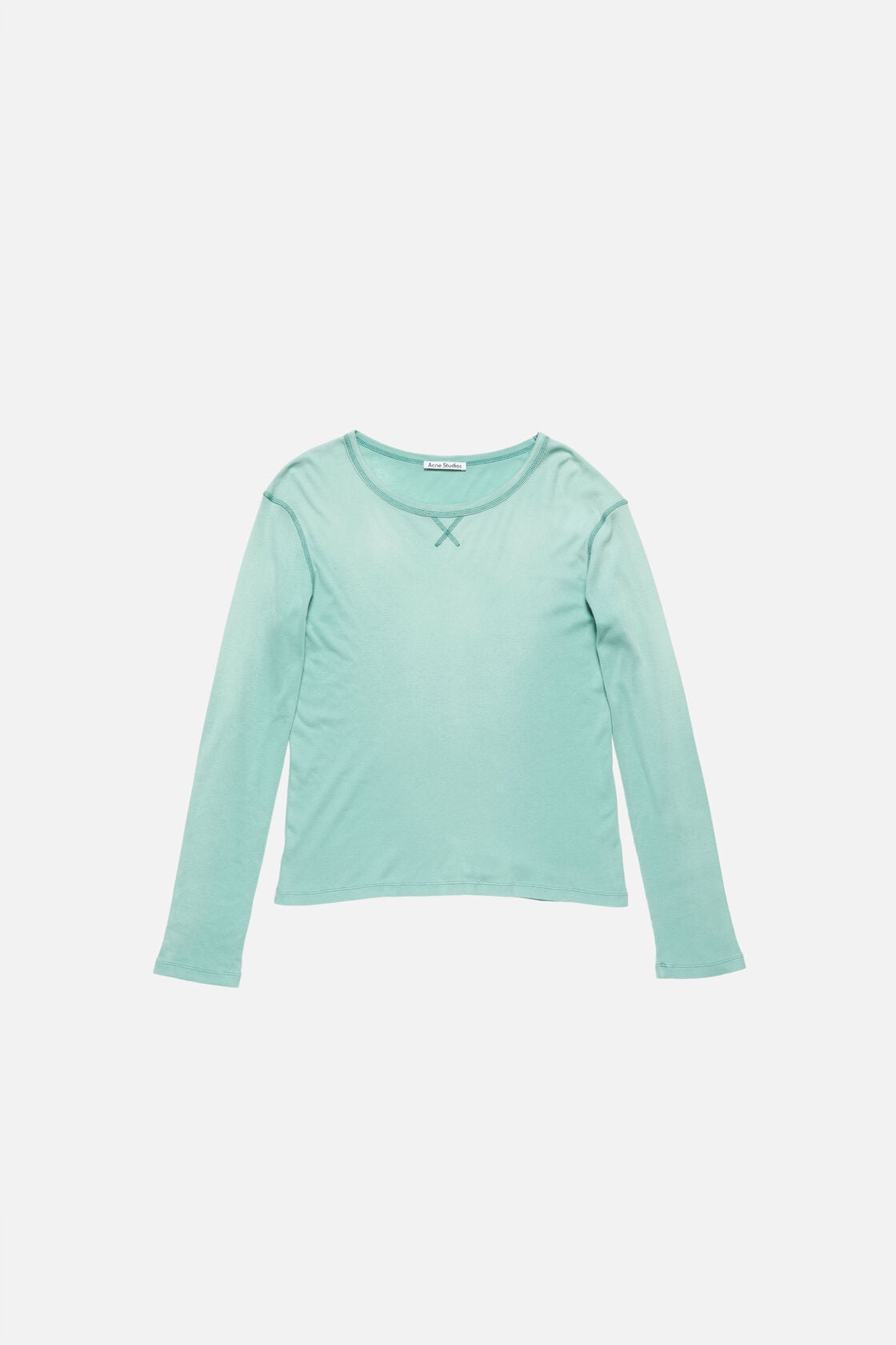 Acne Studios Sprayed logo t-shirt - Mint green