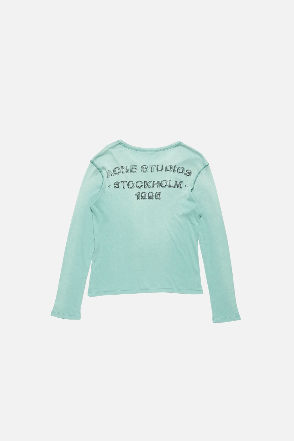 Acne Studios Sprayed logo t-shirt - Mint green