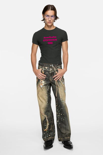 Acne Studios 1996 logo t-shirt - Black