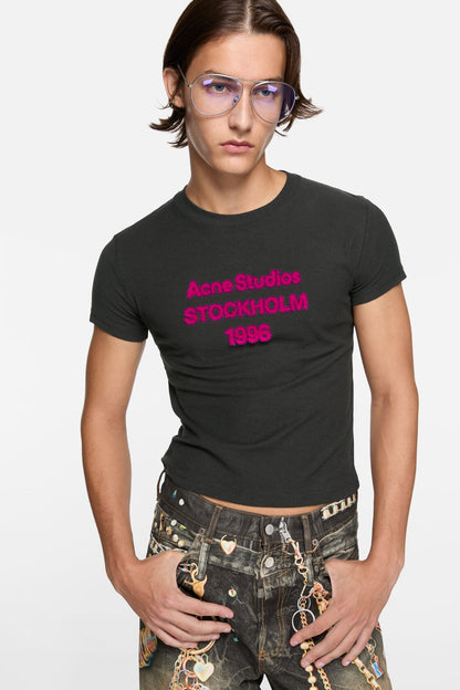 Acne Studios 1996 logo t-shirt - Black