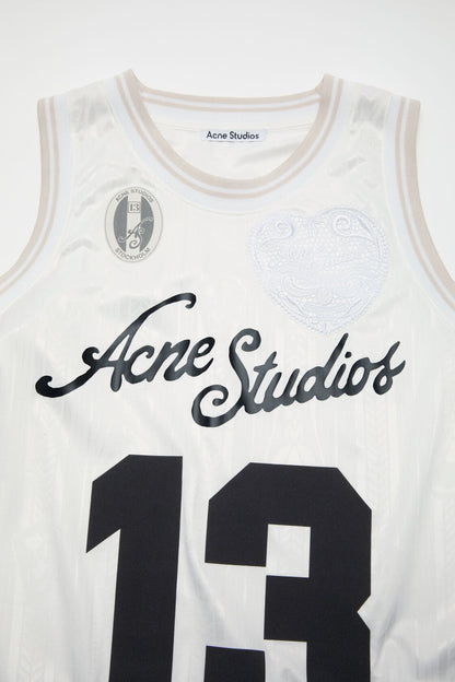 Acne Studios Sports jersey tank top - White
