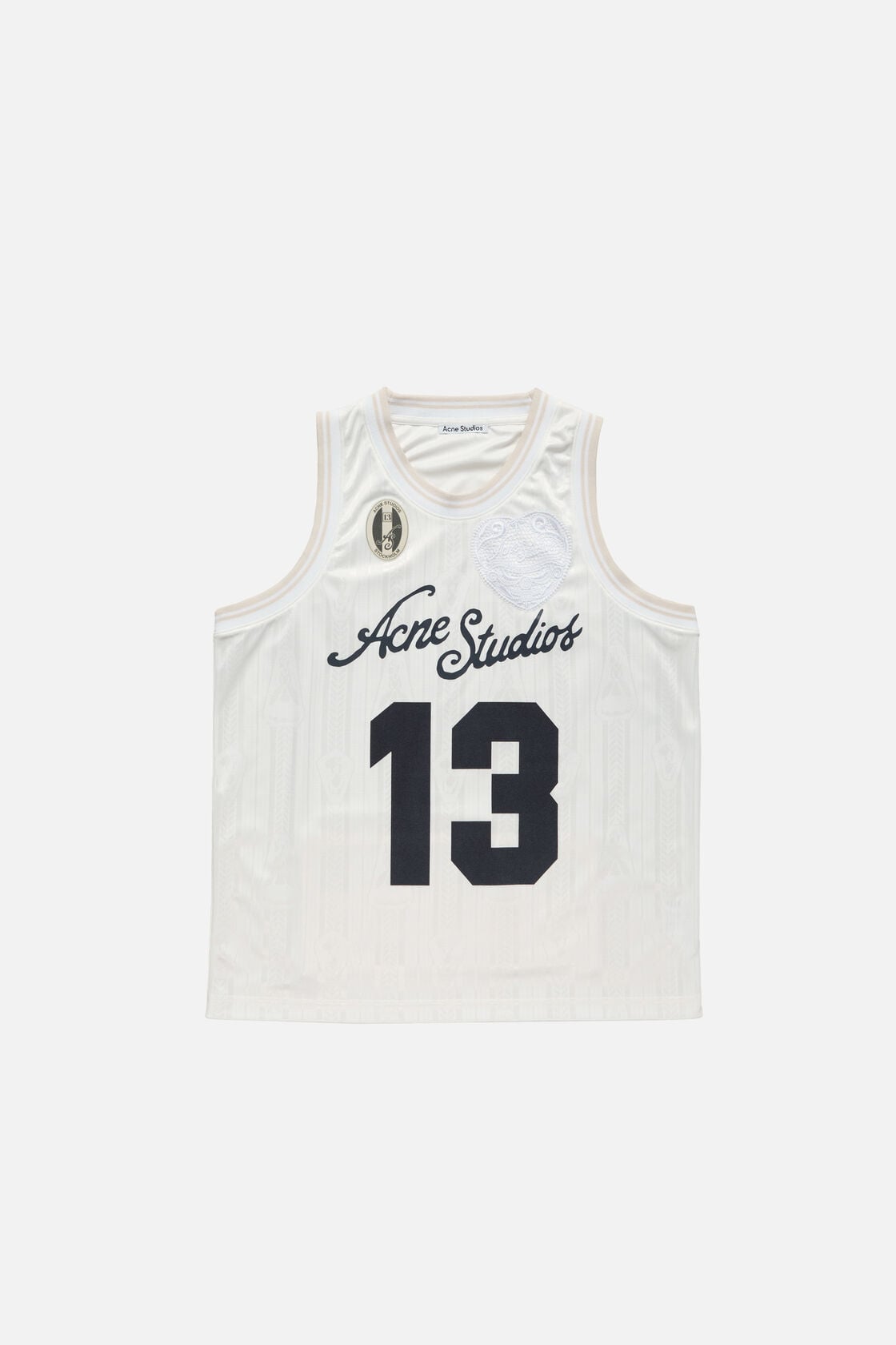 Acne Studios Sports jersey tank top - White