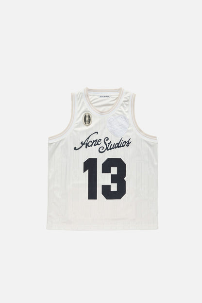 Acne Studios Sports jersey tank top - White