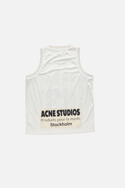 Acne Studios Sports jersey tank top - White