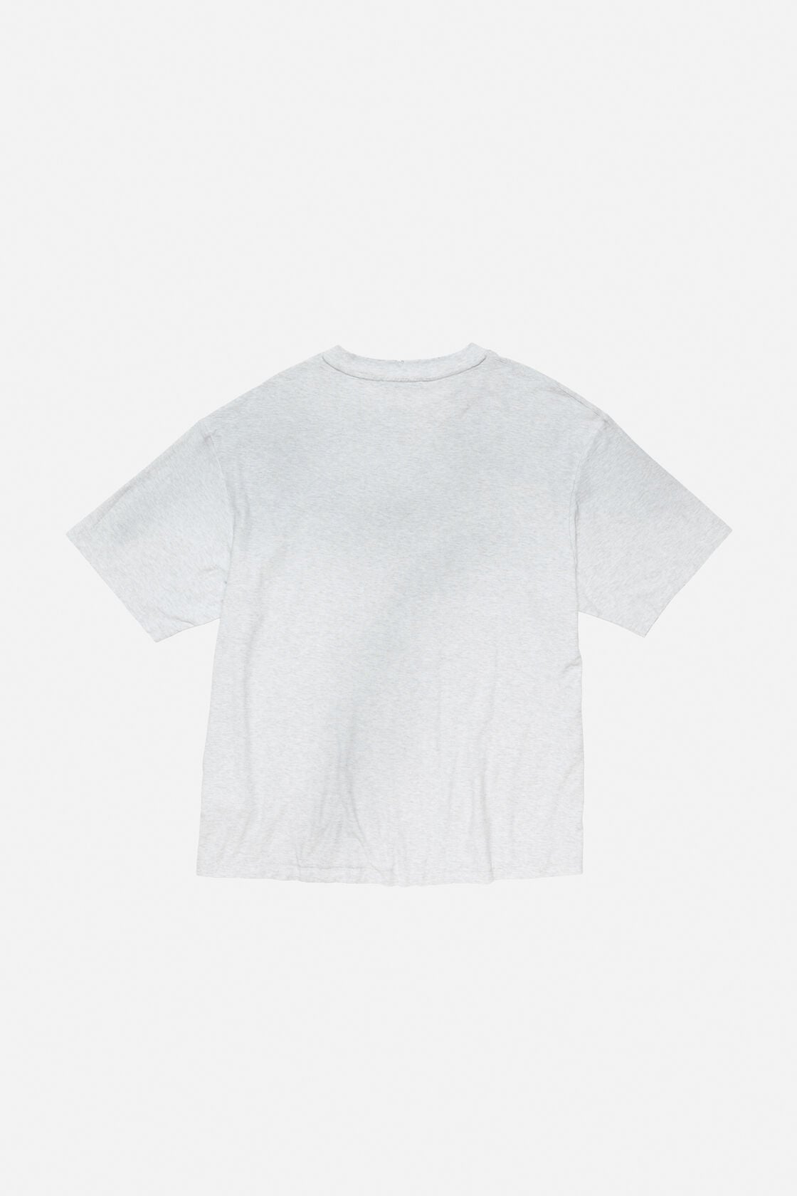 Acne Studios Sprayed logo t-shirt - Pale Grey Melange