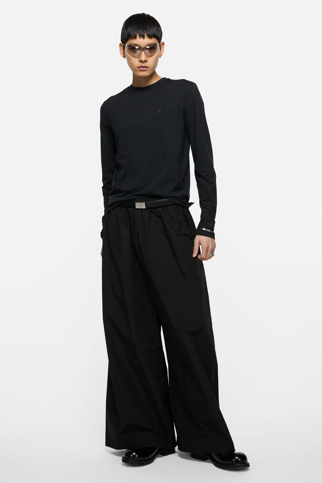 Acne Studios Long sleeve t-shirt - regular fit - Black