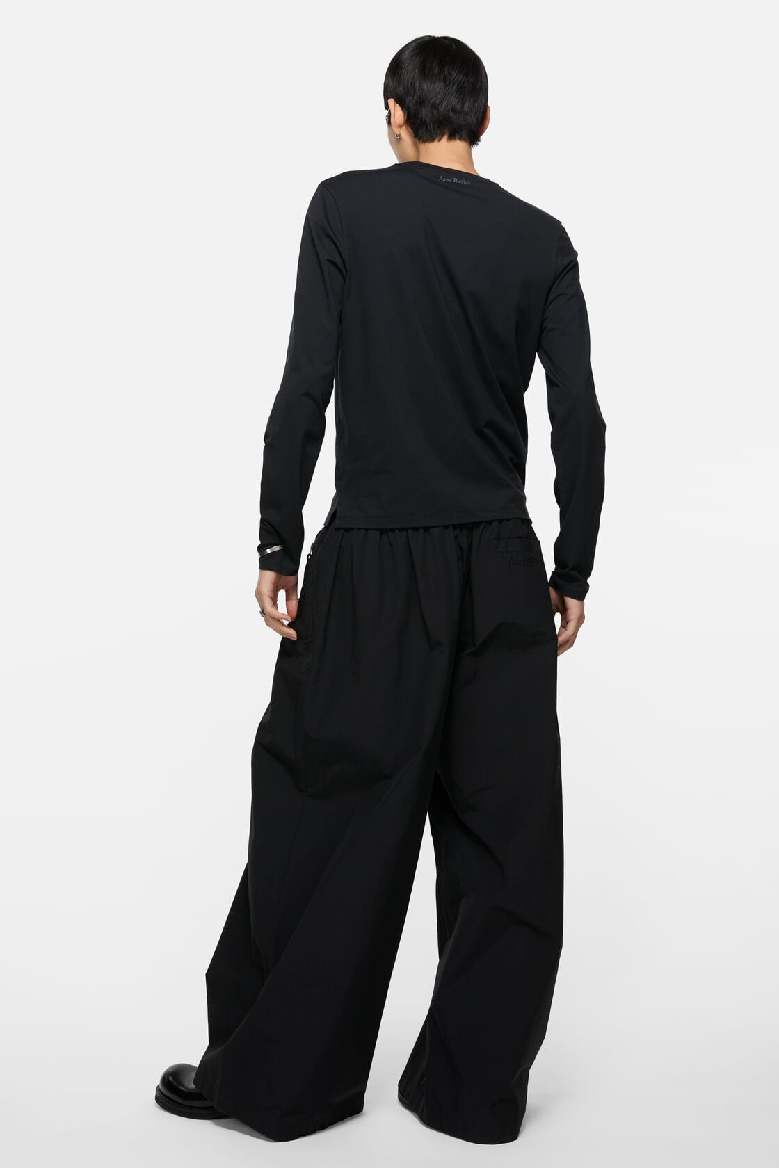 Acne Studios Long sleeve t-shirt - regular fit - Black