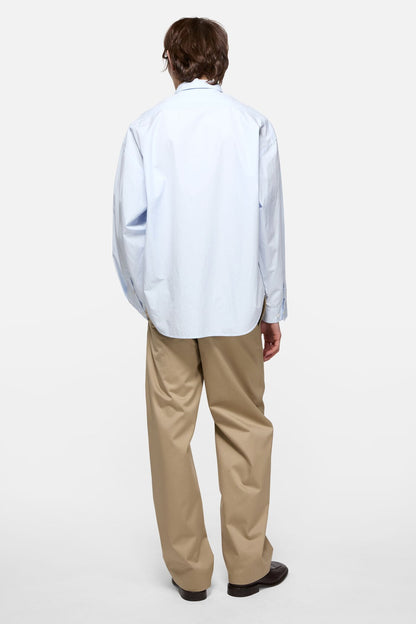 Acne Studios Button-up shirt with logo - Ice blue