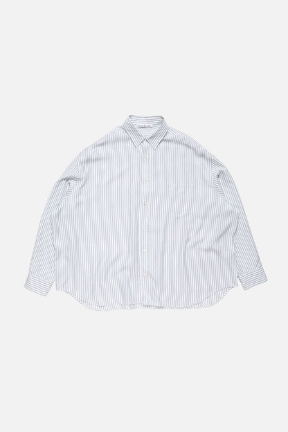 Acne Studios Striped button-up shirt - White/navy