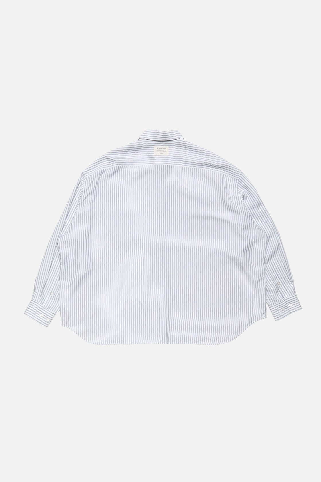 Acne Studios Striped button-up shirt - White/navy
