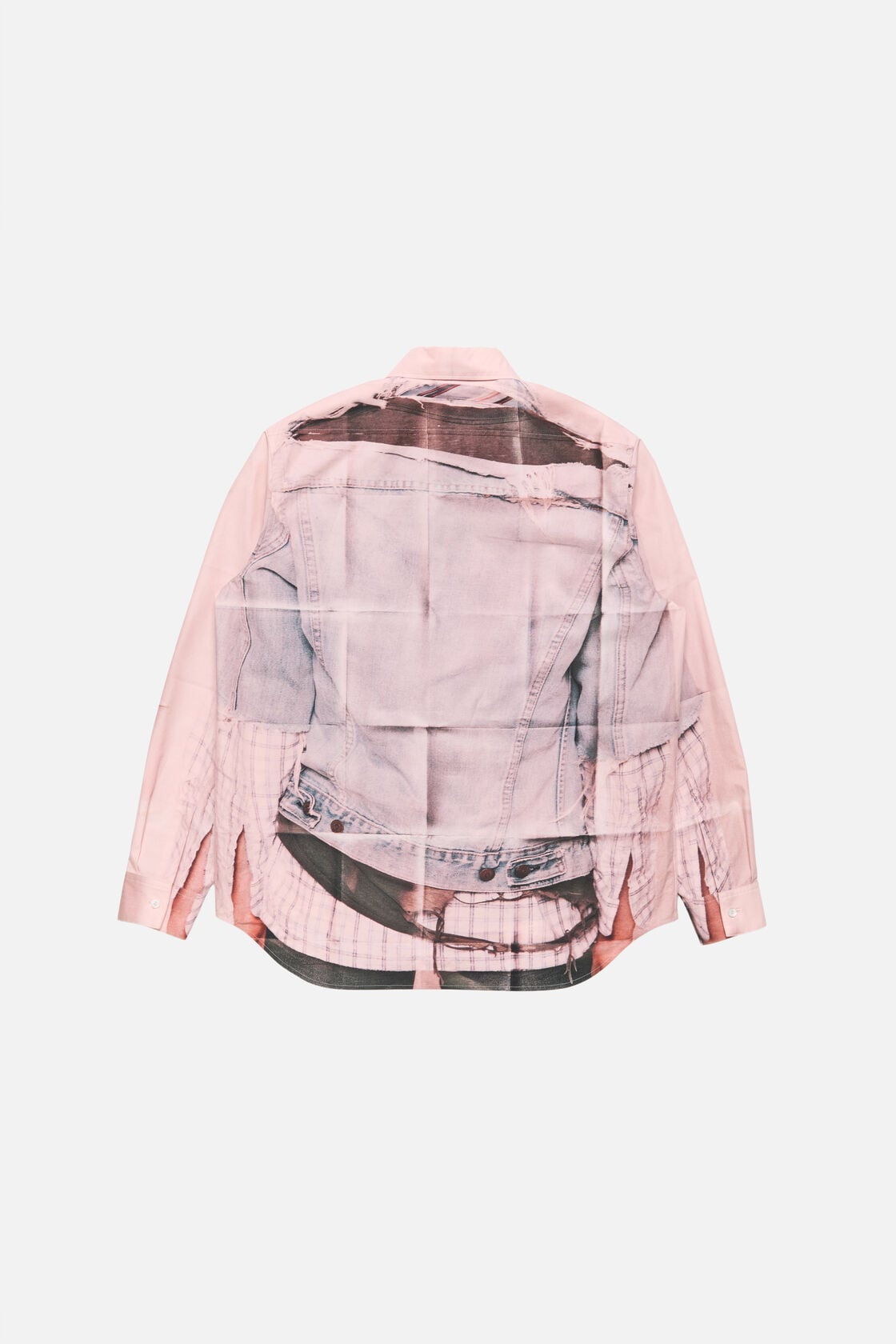 Acne Studios Printed button-up shirt - Pink