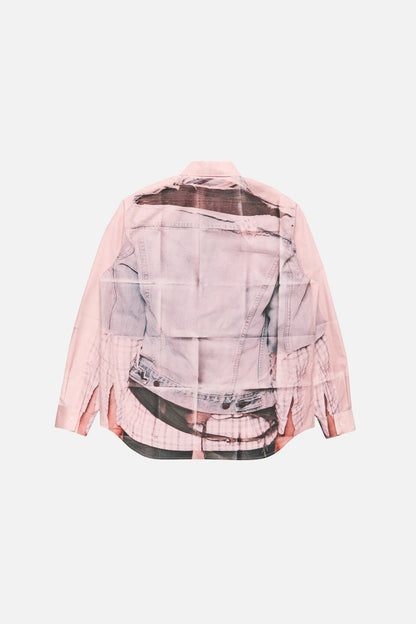Acne Studios Printed button-up shirt - Pink