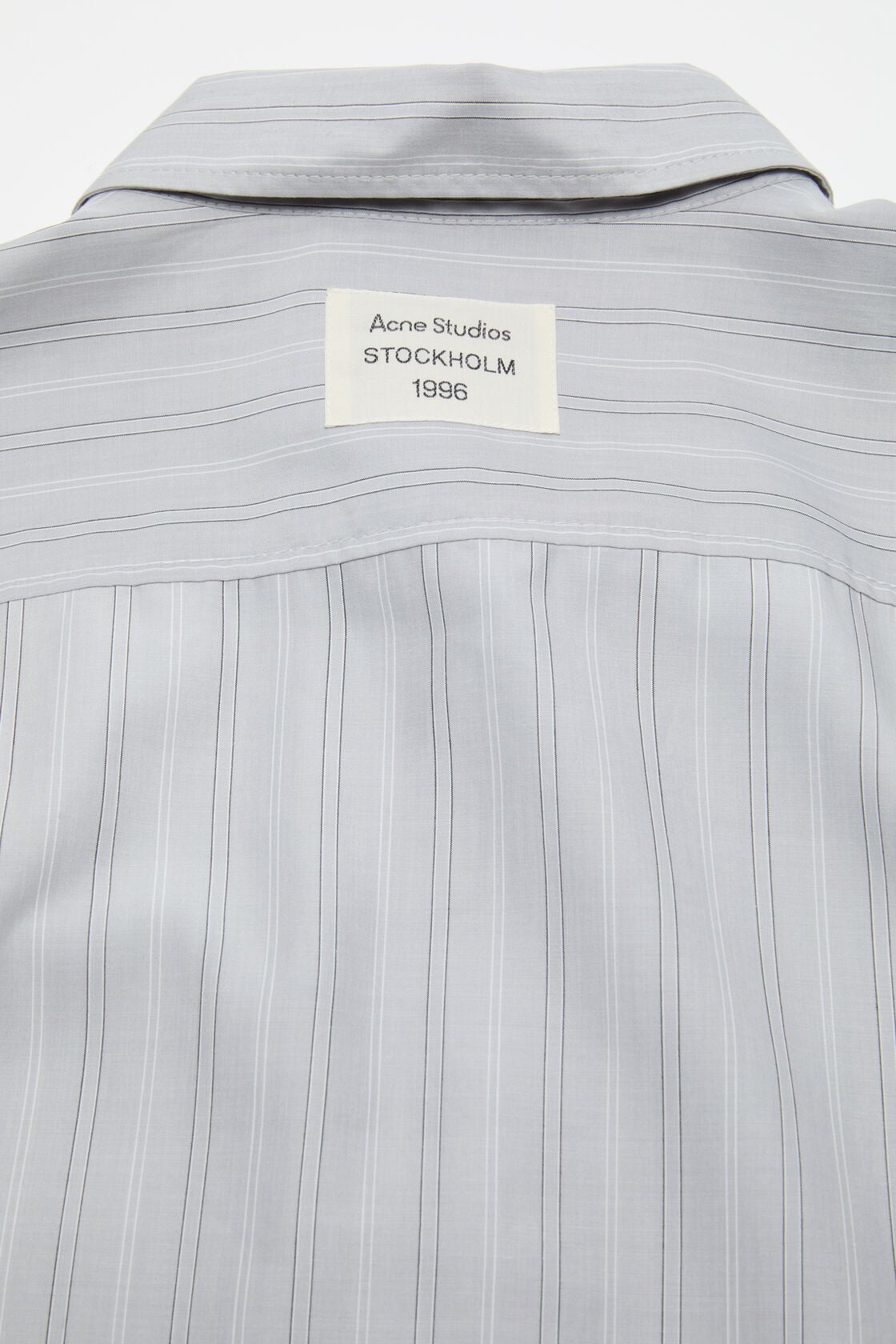 Acne Studios Striped button-up shirt - Grey/multi