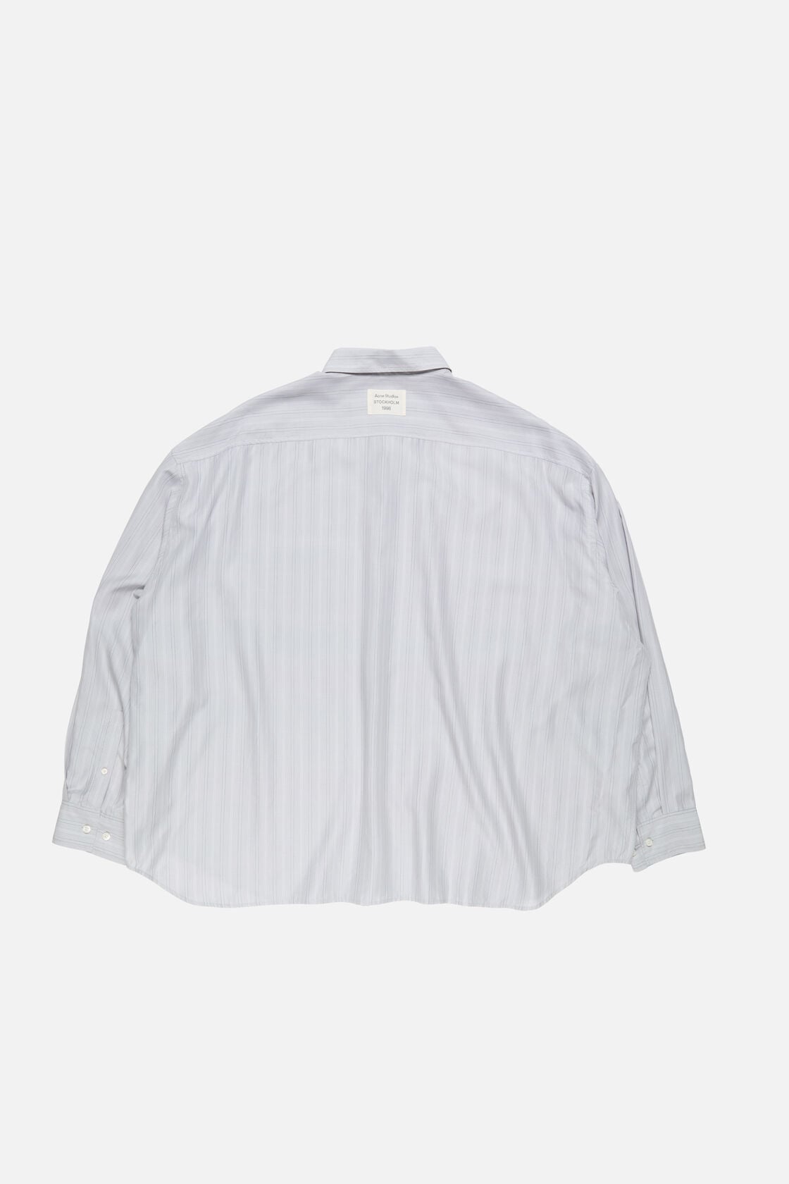 Acne Studios Striped button-up shirt - Grey/multi