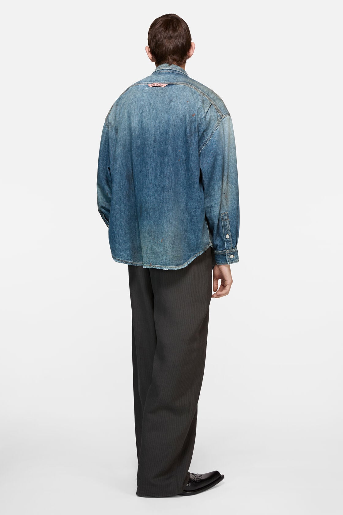 Acne Studios Denim button-up shirt - Mid Blue