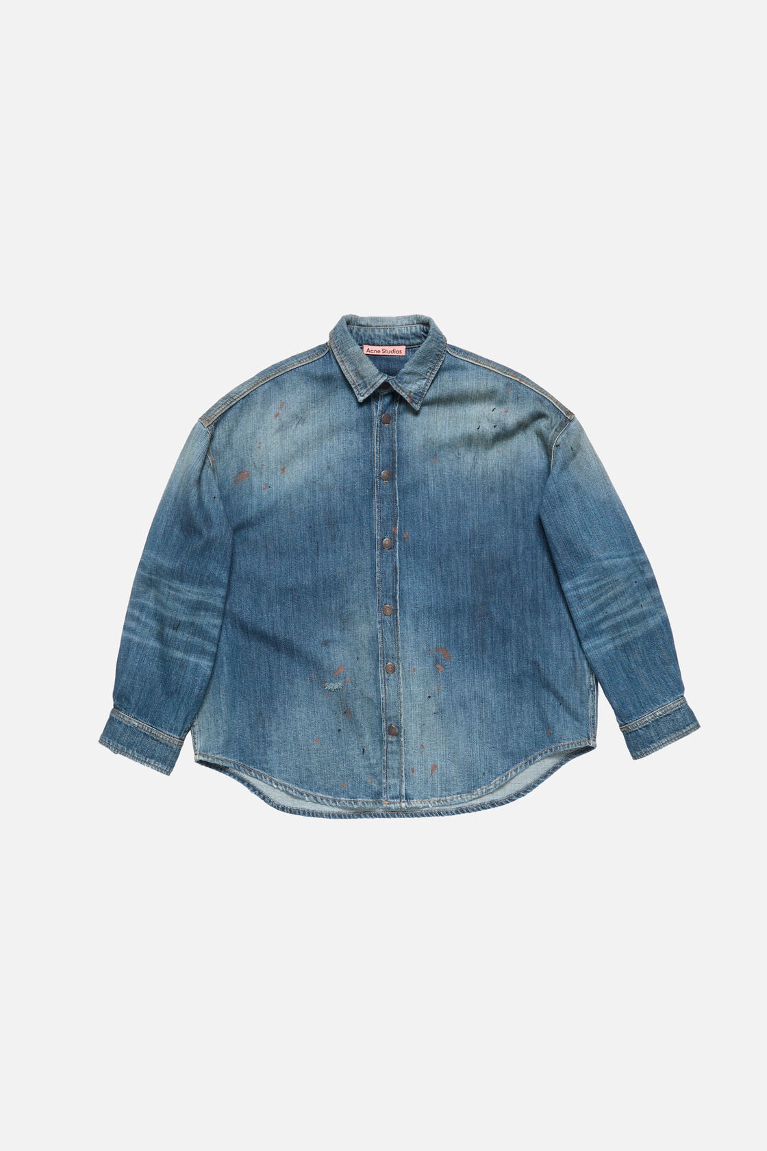 Acne Studios Denim button-up shirt - Mid Blue