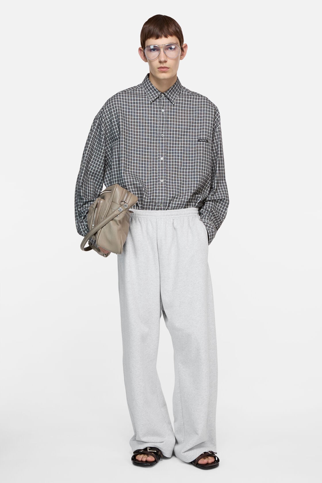 Acne Studios Flannel button-up shirt - Black/white