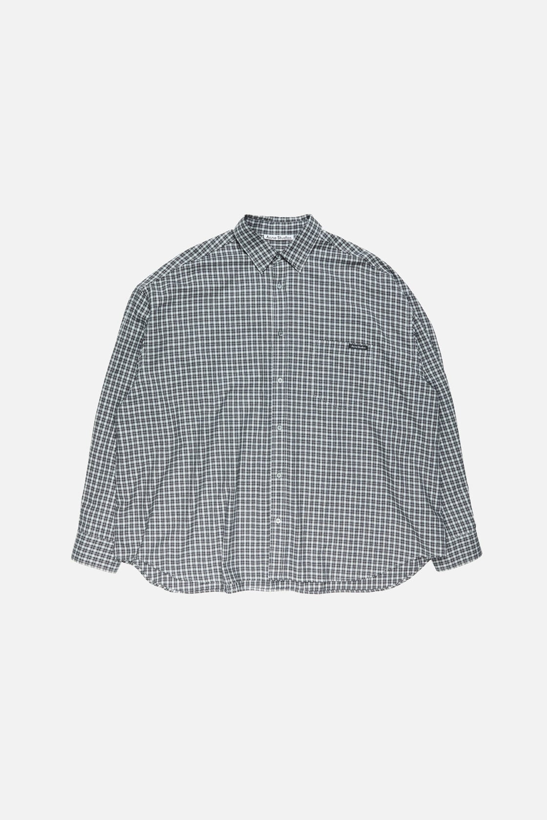 Acne Studios Flannel button-up shirt - Black/white