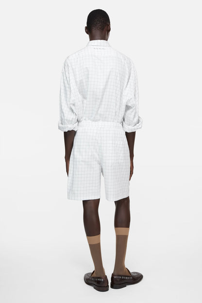 Acne Studios Check button-up shirt - White/black