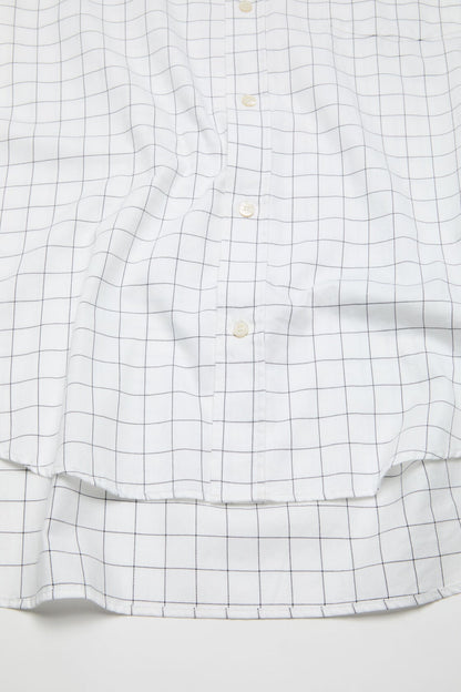 Acne Studios Check button-up shirt - White/black
