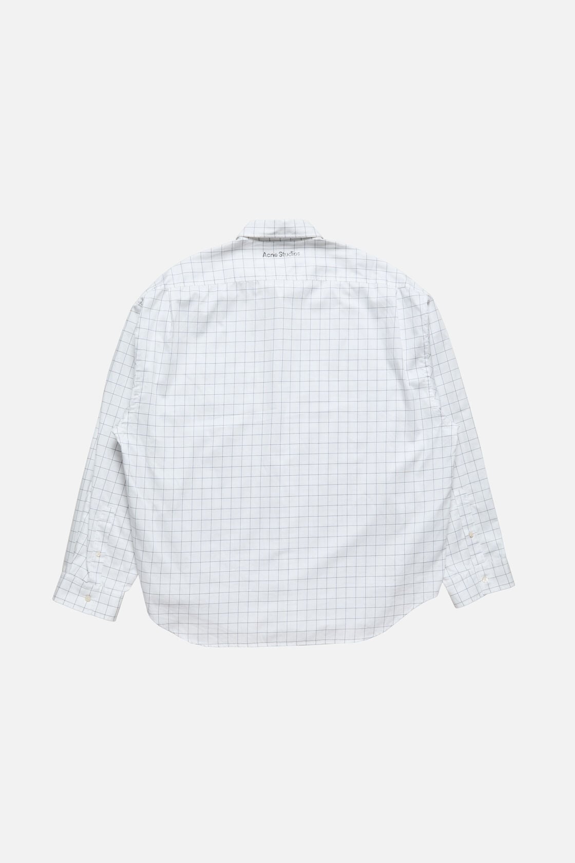 Acne Studios Check button-up shirt - White/black
