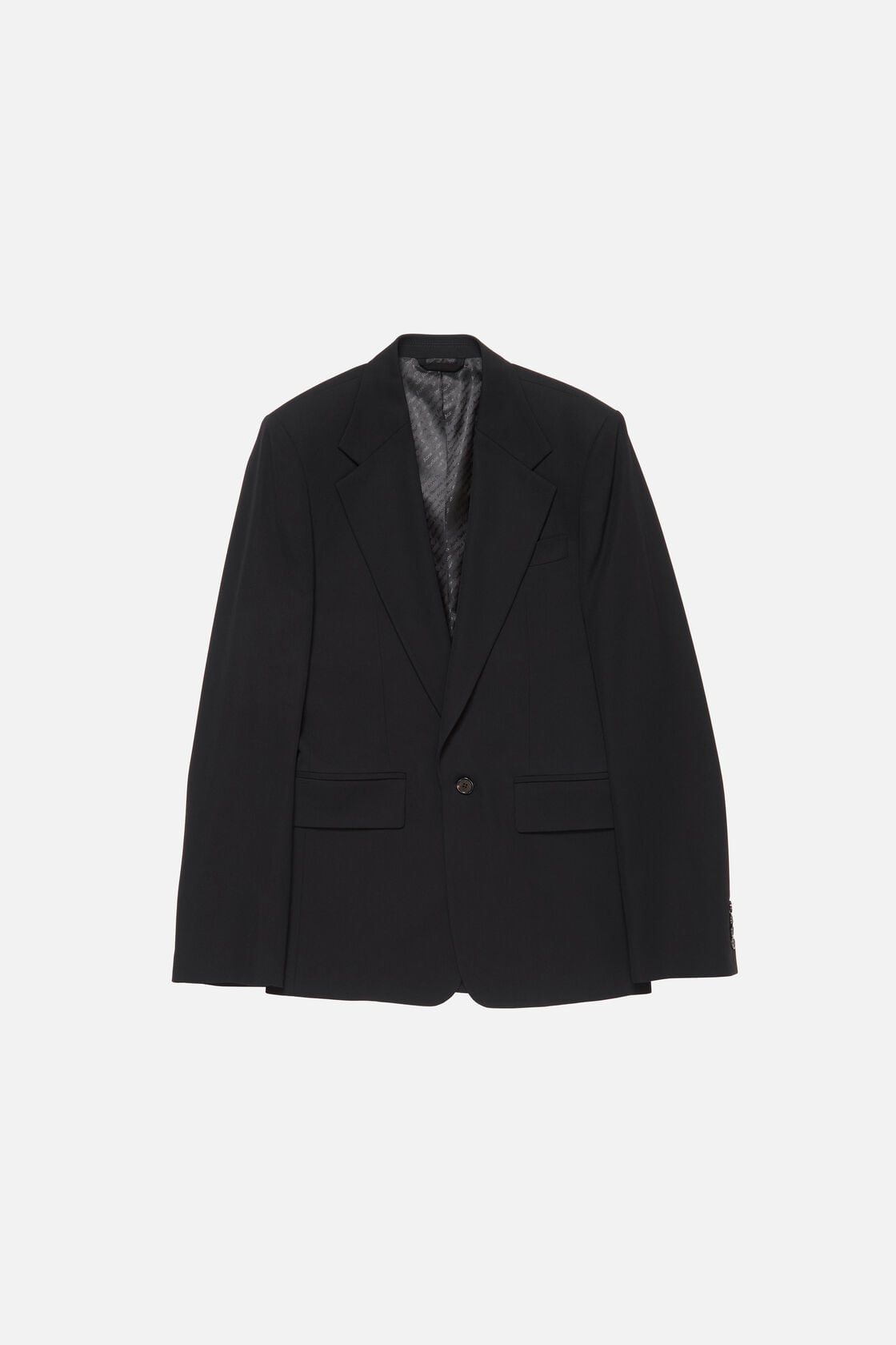 Acne Studios Fitted suit jacket - Black