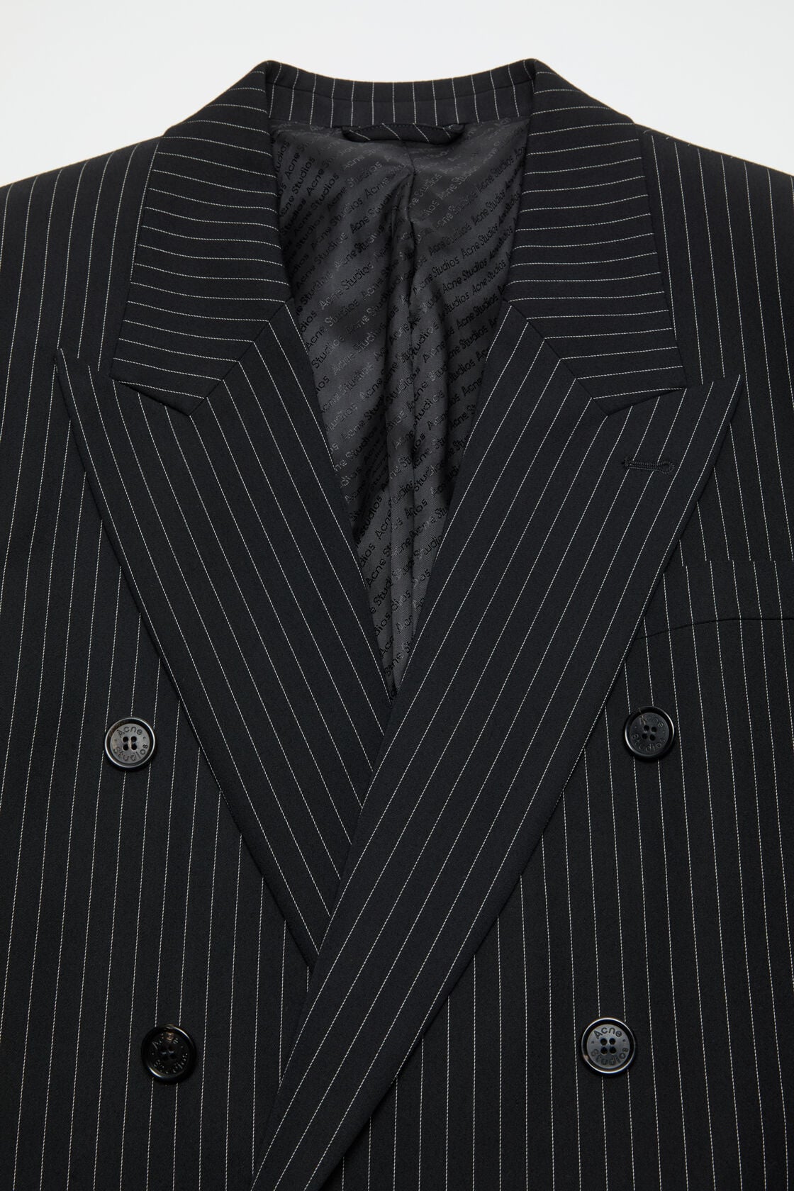 Acne Studios Double-breasted suit jacket - Navy/white