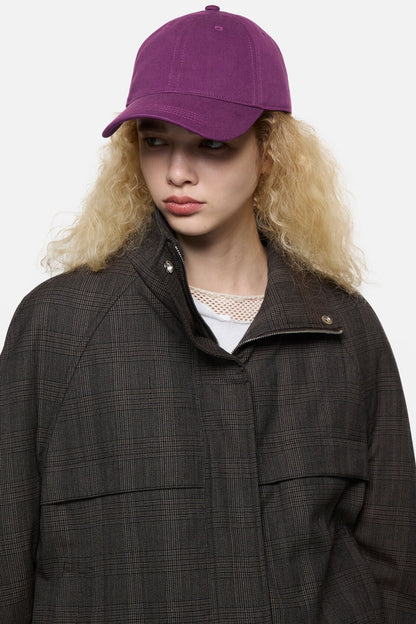 Acne Studios Twill logo cap - Berry purple